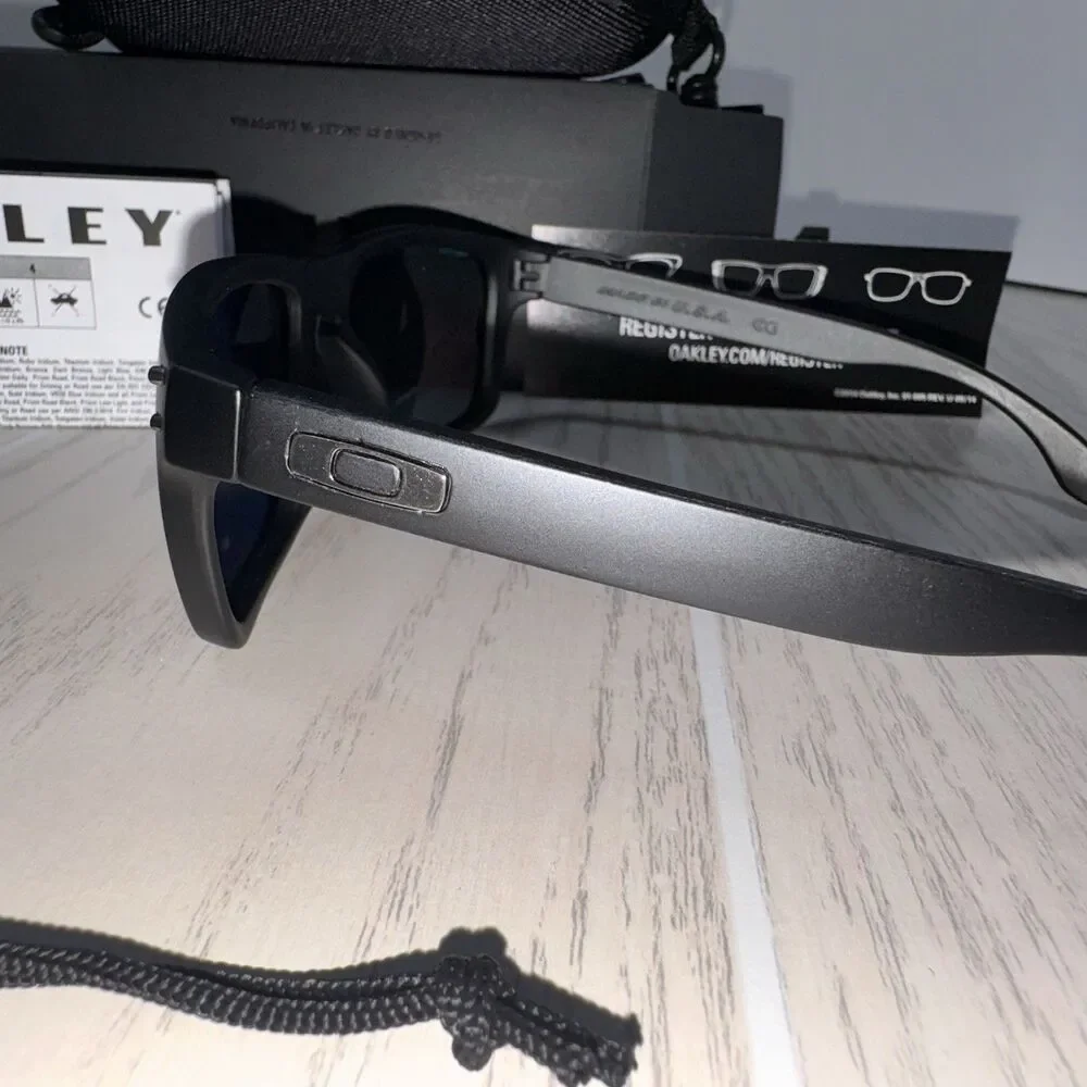 Oakley Holbrook 009244 Polarized Sunglasses Men Black Frame Prizm Orange Lens